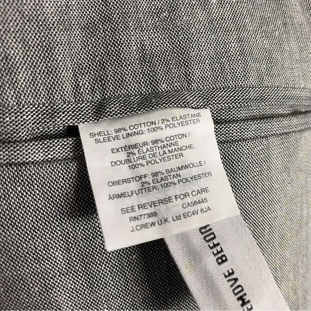 J. CREW Ludlow Unstructured Jacket Blazer Somelos